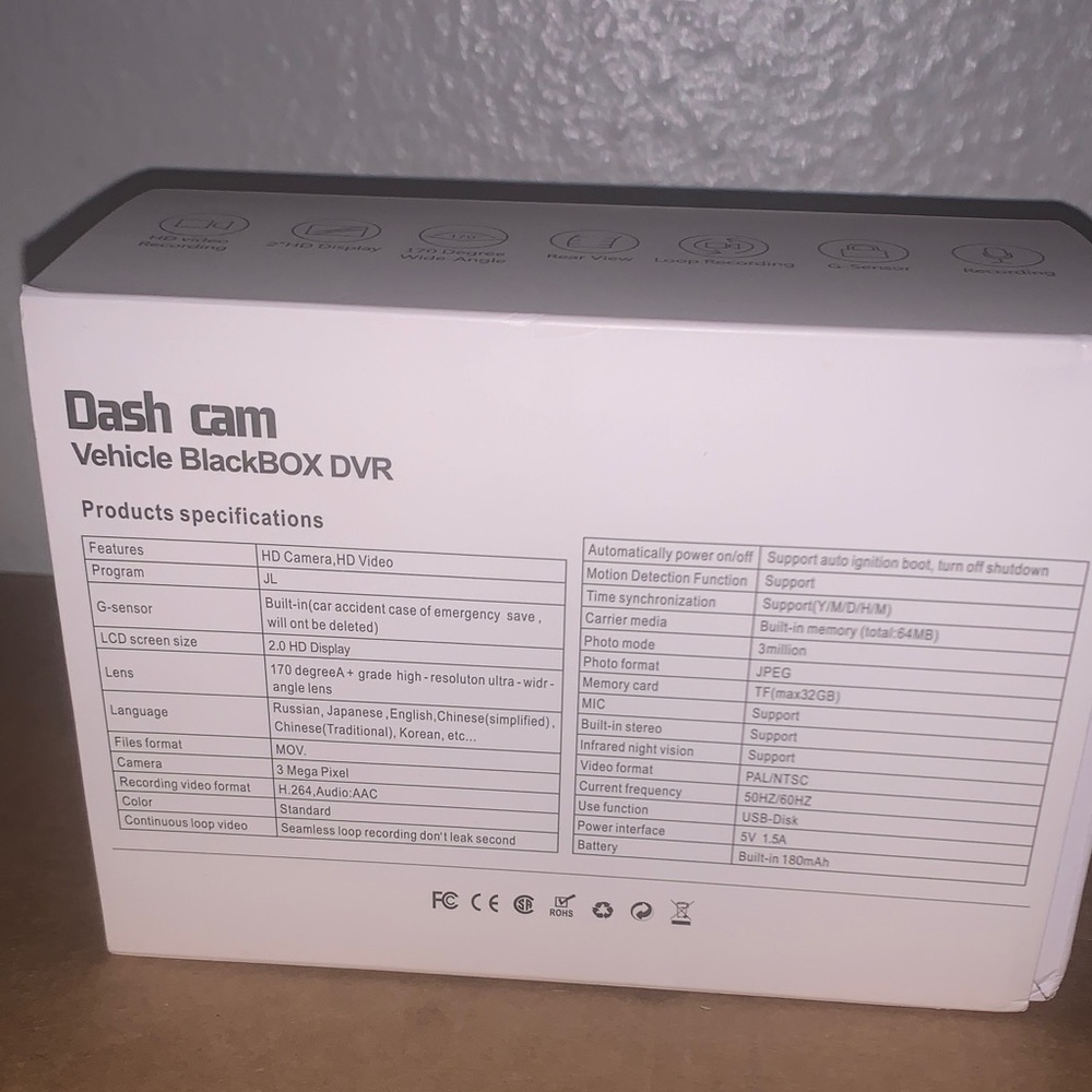 Abrand Dual Lens Dash Cam - Black and Gray - Picture 5 of 8
